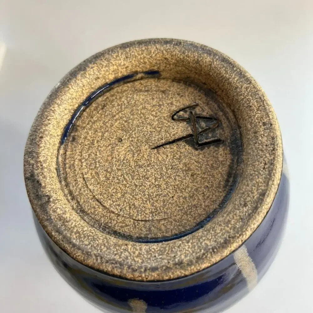 Studio Art Pottery Stoneware Vase 10
